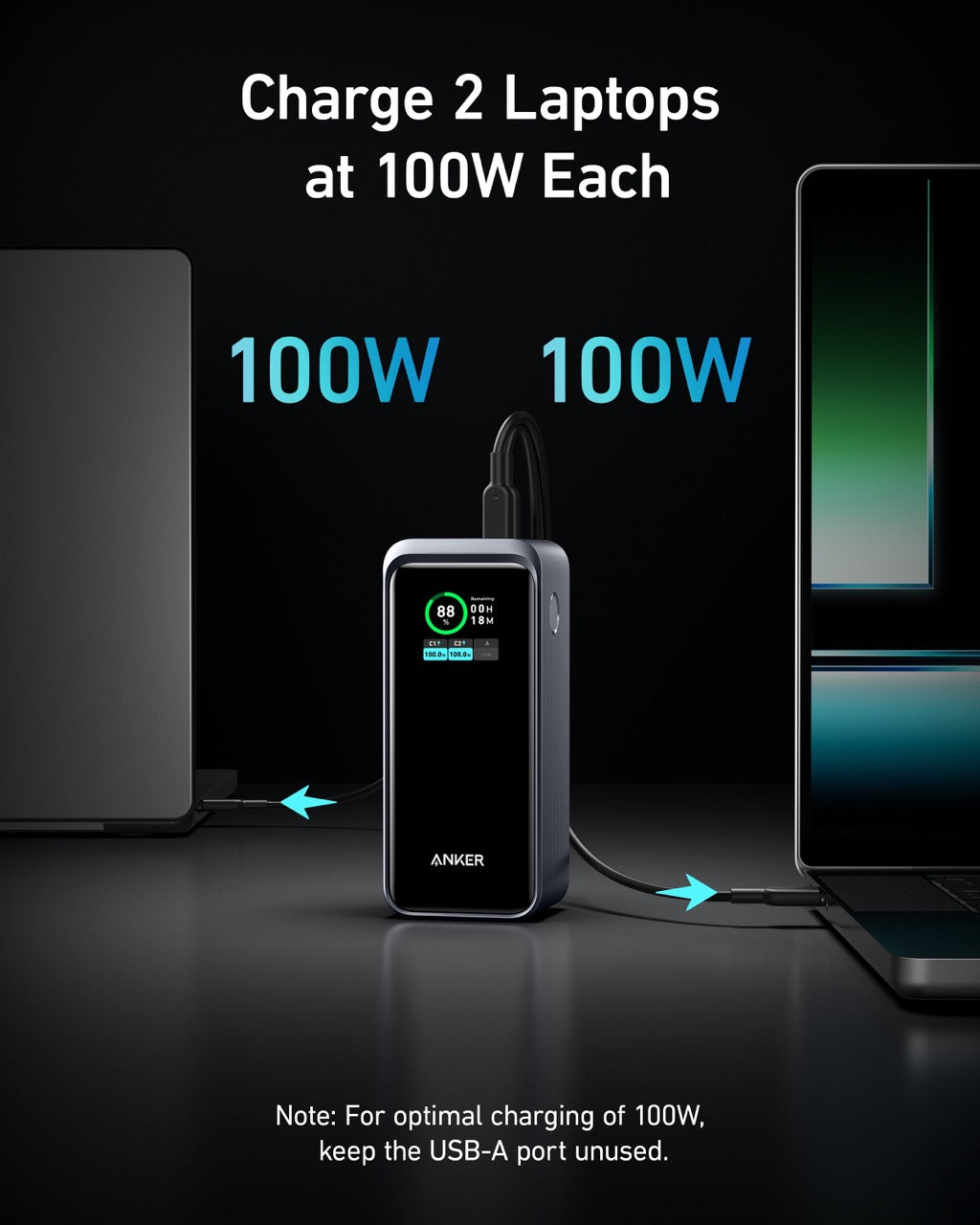 Anker - Prime 20,000mAh Power Bank (200W)