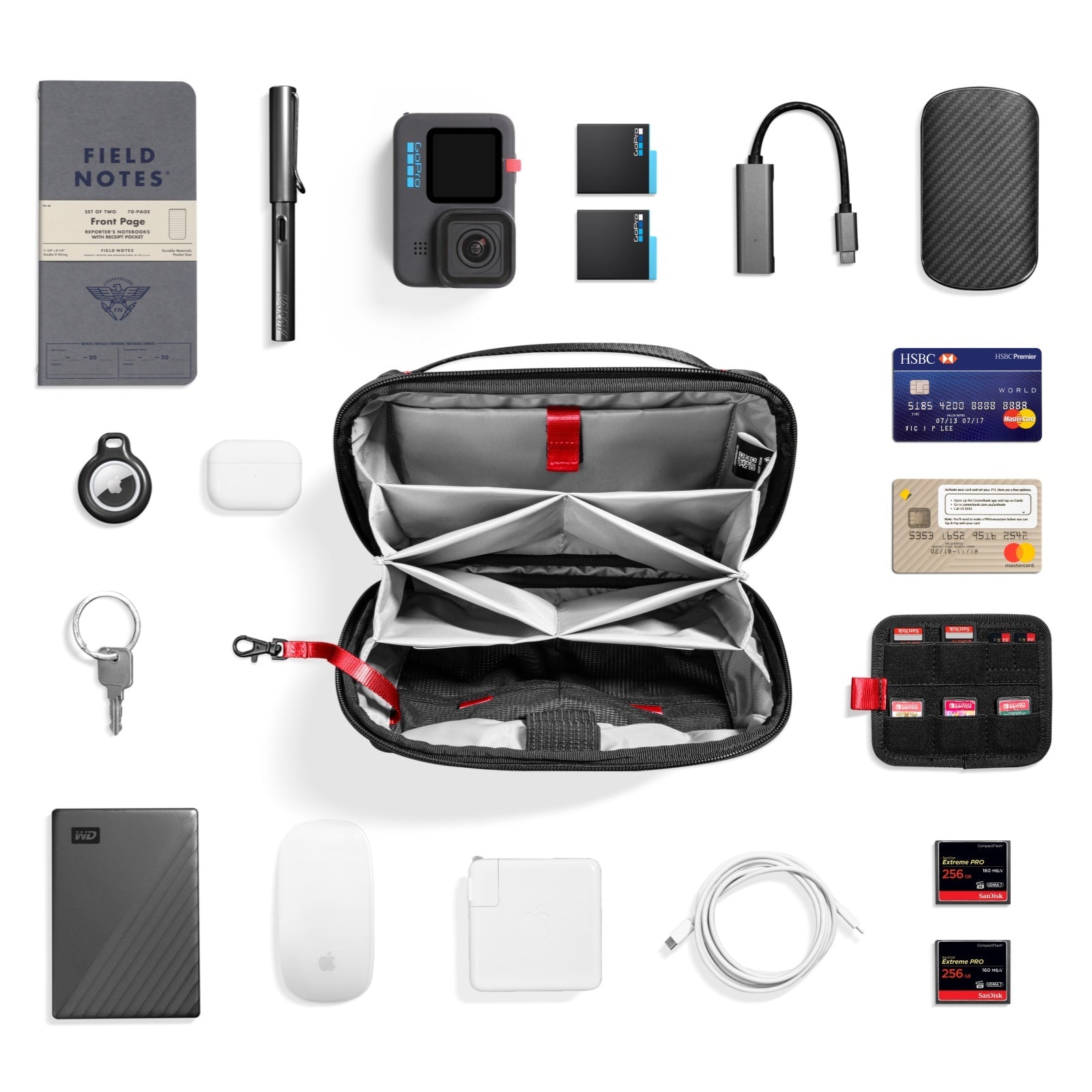 Tomtoc - Navigator-T13 Accessory Pouch M