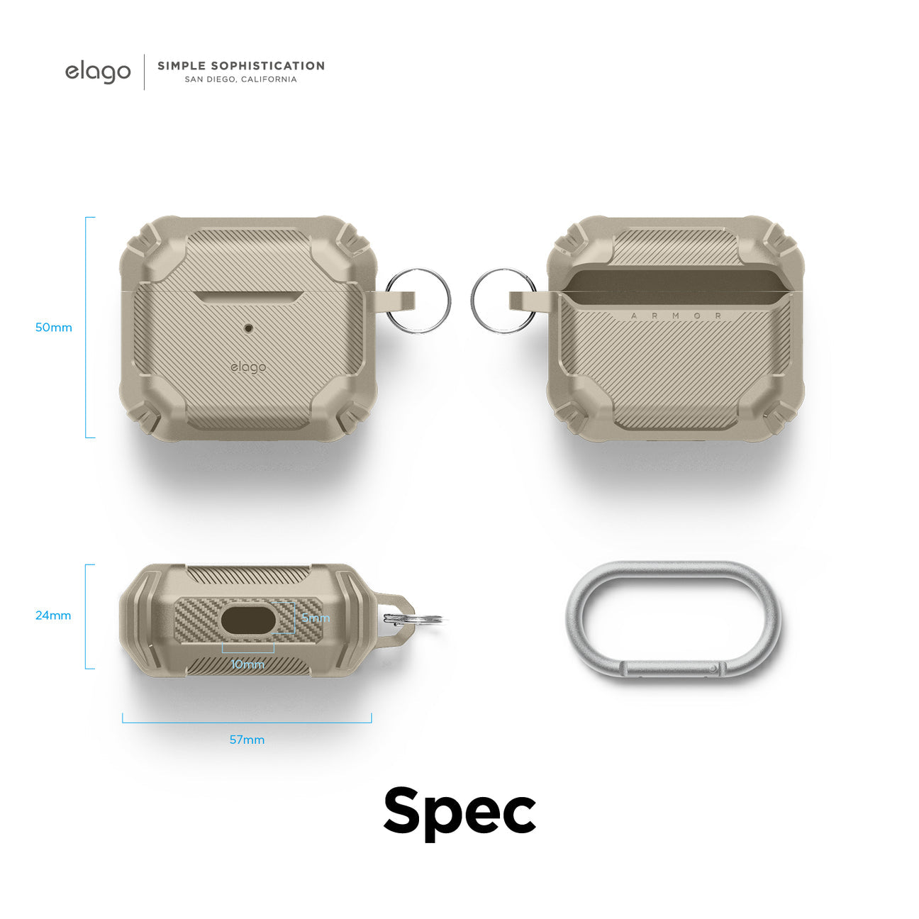 Elago - Solid Armor Case for AirPods 3