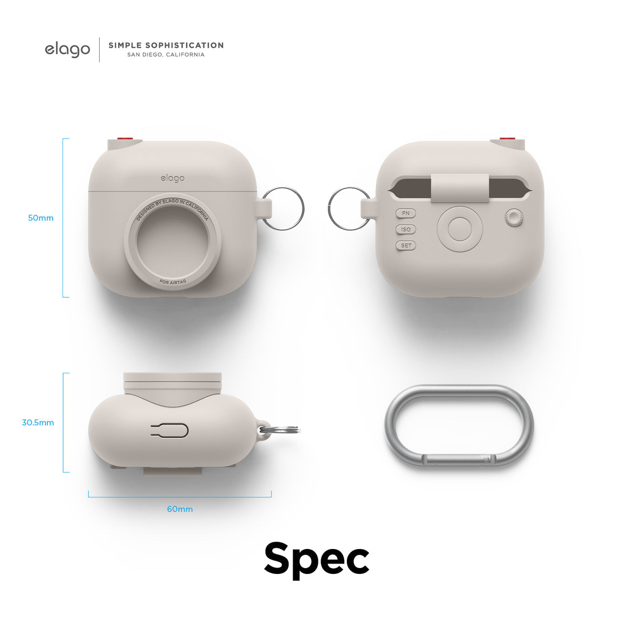 Elago - Snapshot Case for AirPods 3 & AirTag