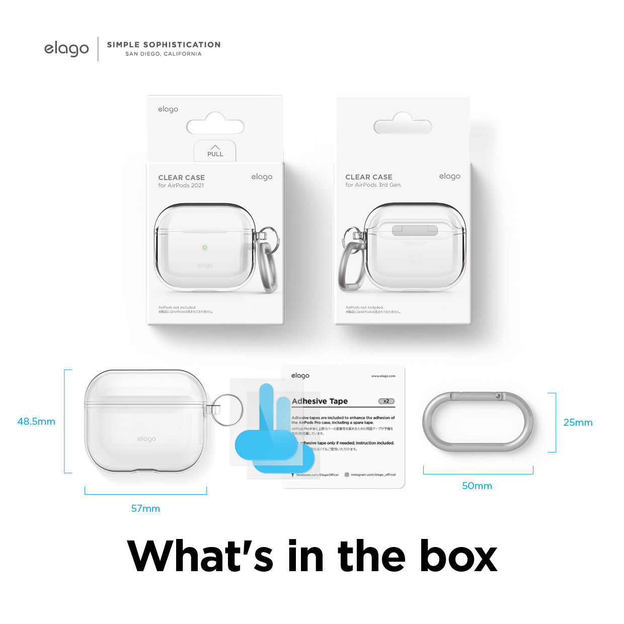 Elago - Clear Case for AirPods 3