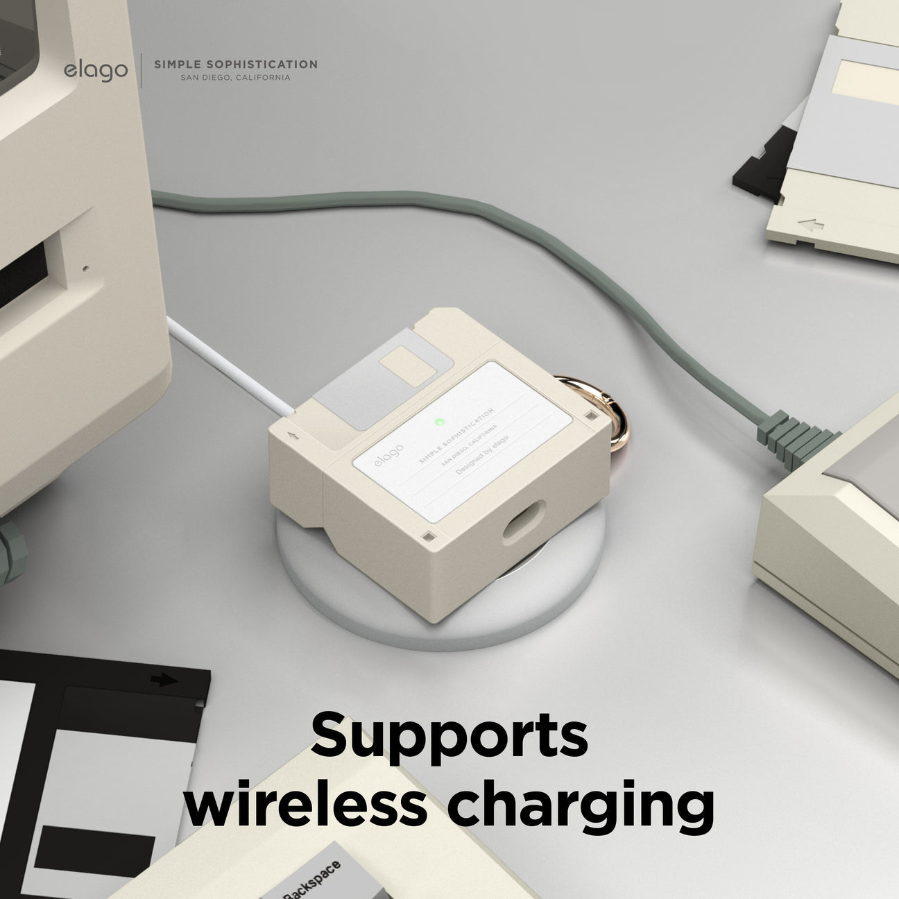 Elago - Floppy Disk Case for AirPods 3