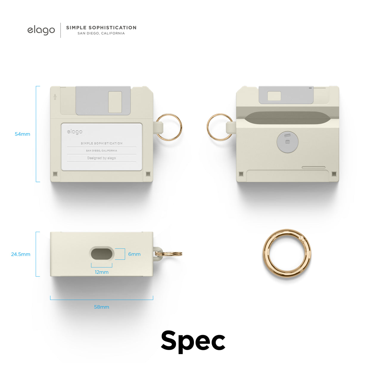 Elago - Floppy Disk Case for AirPods 3