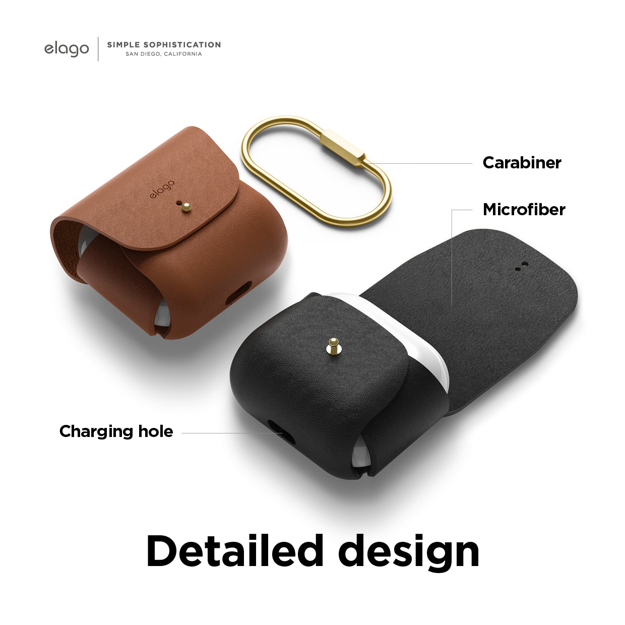 Elago - Leather Case for AirPods 3
