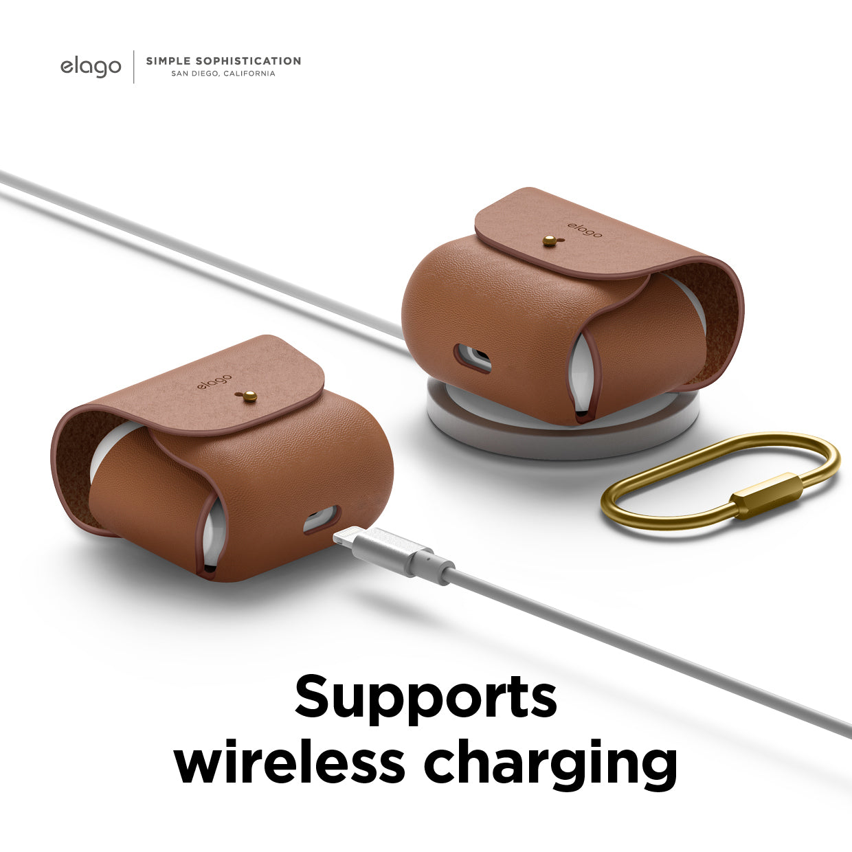 Elago - Leather Case for AirPods 3