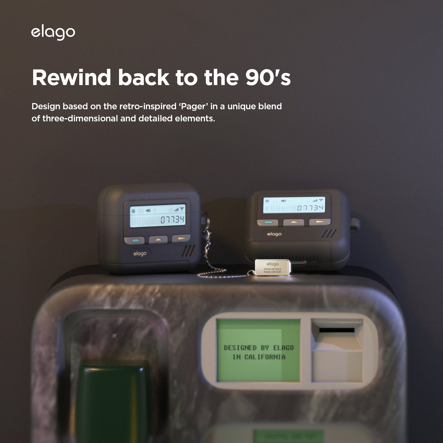 Elago - Pager Hang Case for AirPods 4