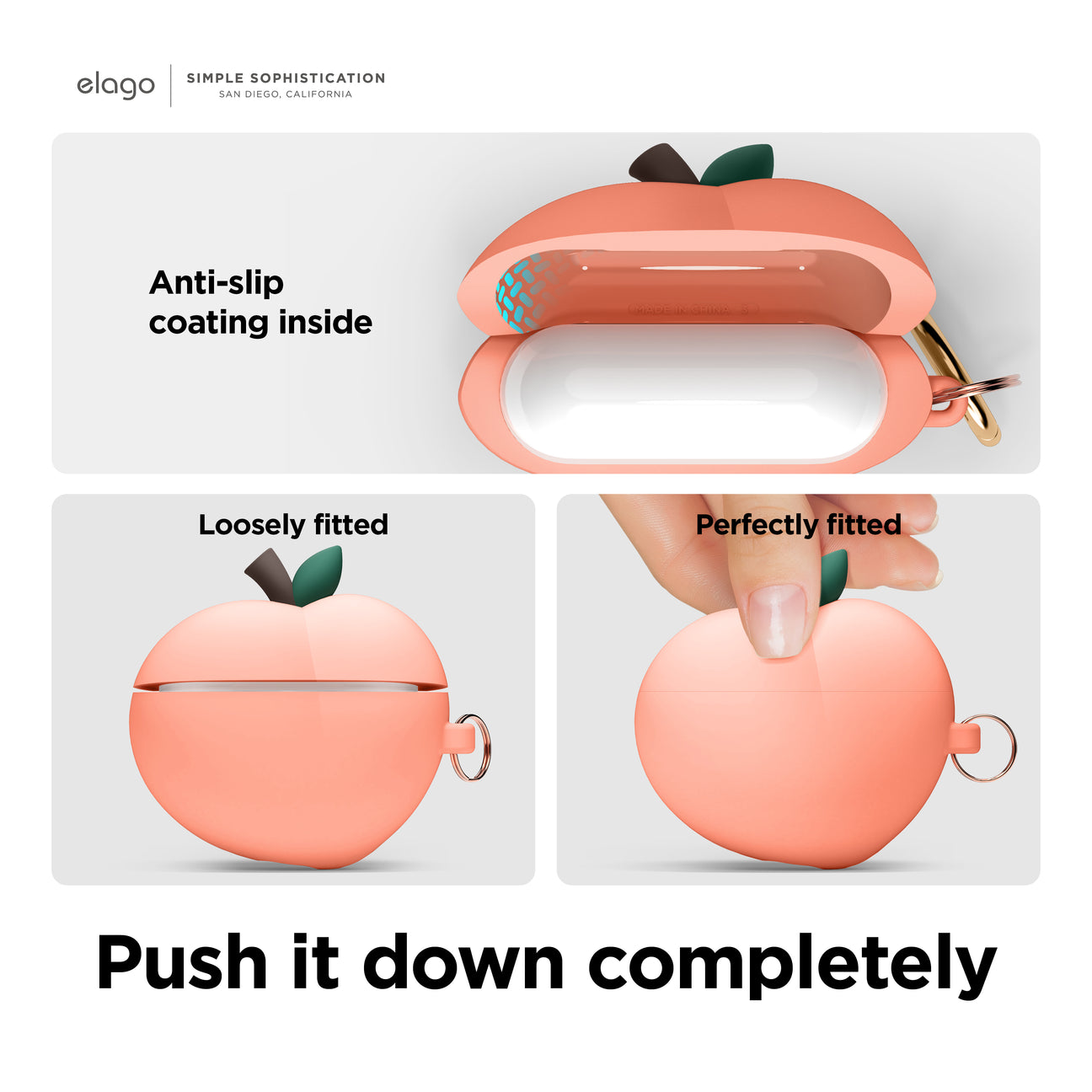 Elago - Peach Case for AirPods Pro 2