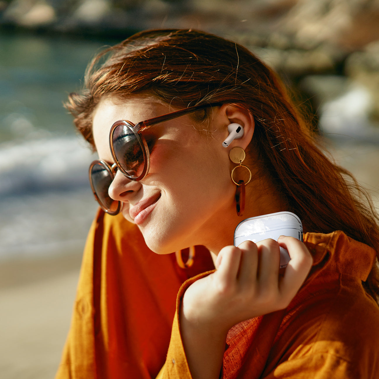 Elago - Clear Case with Nylon Lanyard for AirPods Pro 2