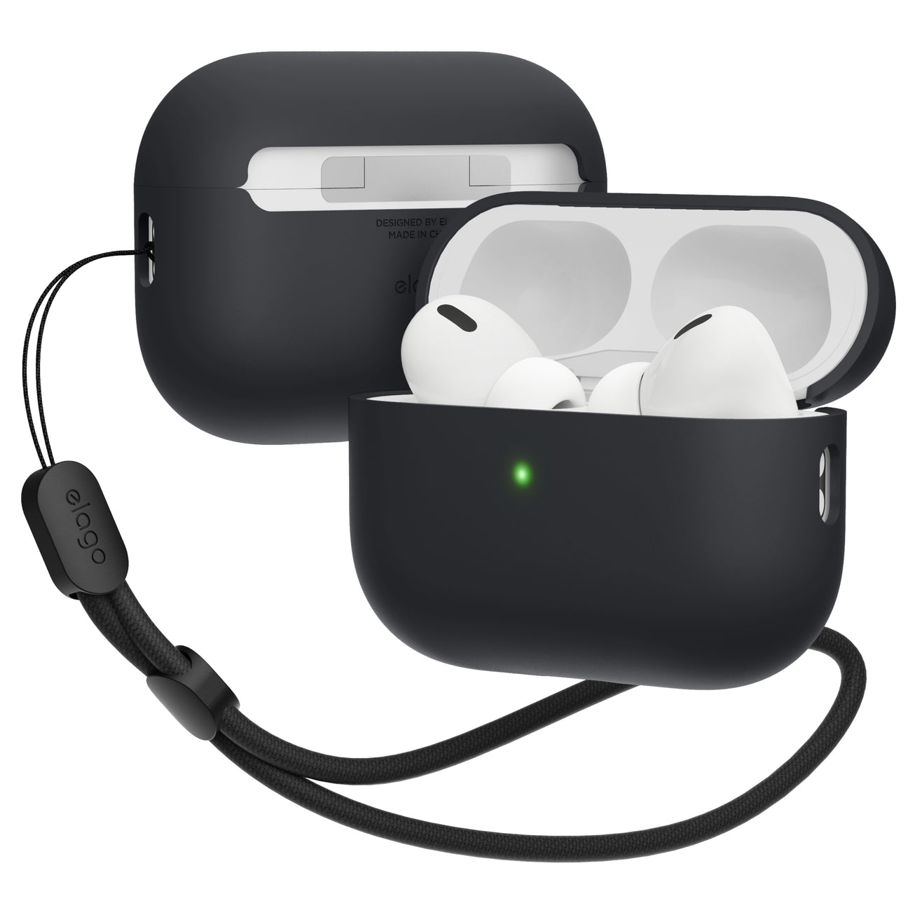 Elago - Liquid Hybrid Case with Nylon Lanyard for AirPods Pro 2