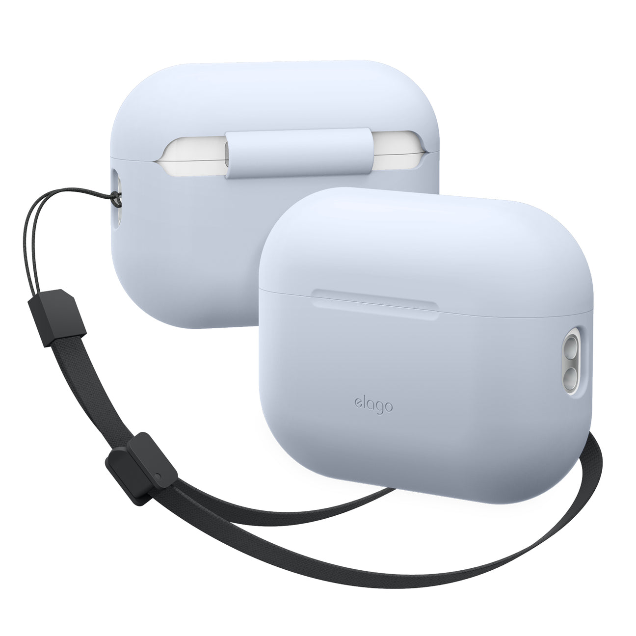 Elago - Silicone Basic Case with Fabric Lanyard for AirPods Pro 2