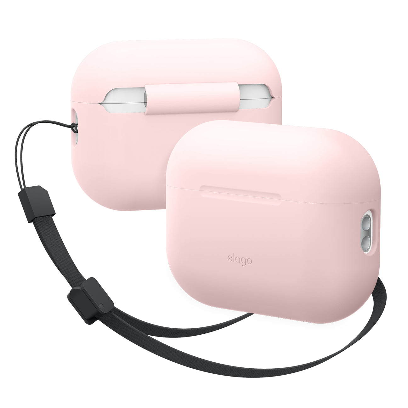 Elago - Silicone Basic Case with Fabric Lanyard for AirPods Pro 2