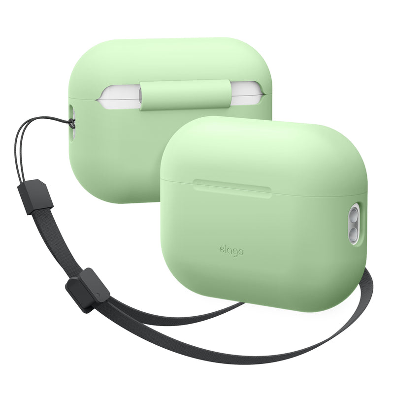 Elago - Silicone Basic Case with Fabric Lanyard for AirPods Pro 2