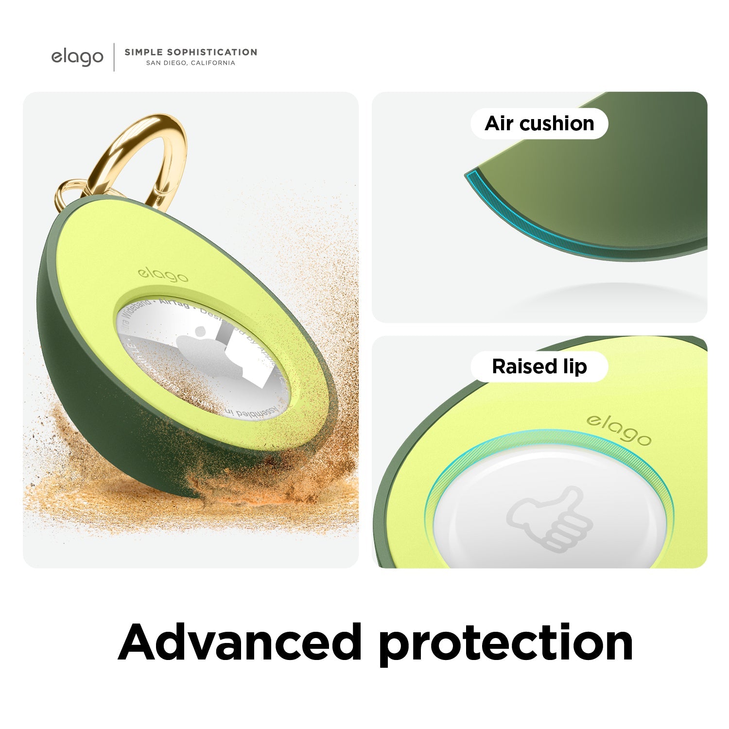 Elago - Avocado Case for AirTag