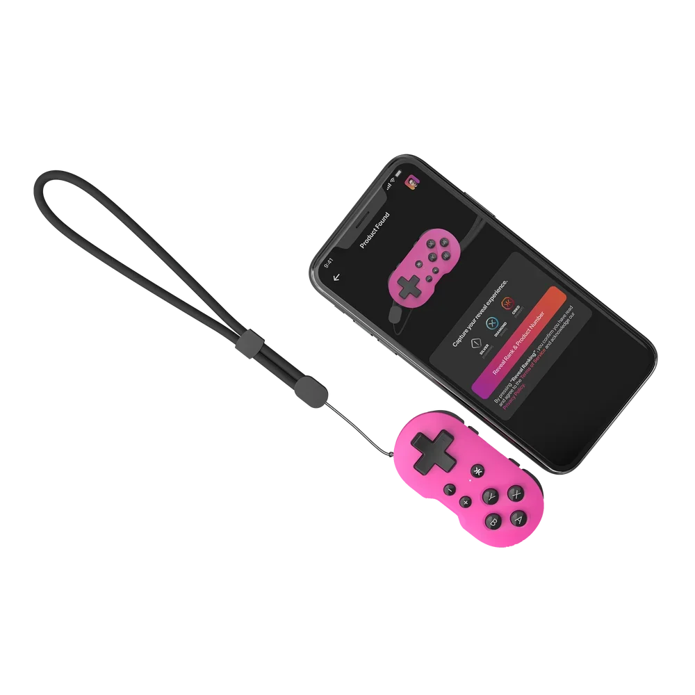 CRKD - ATOM™ Mini Keychain Wireless Controller Hot Pink