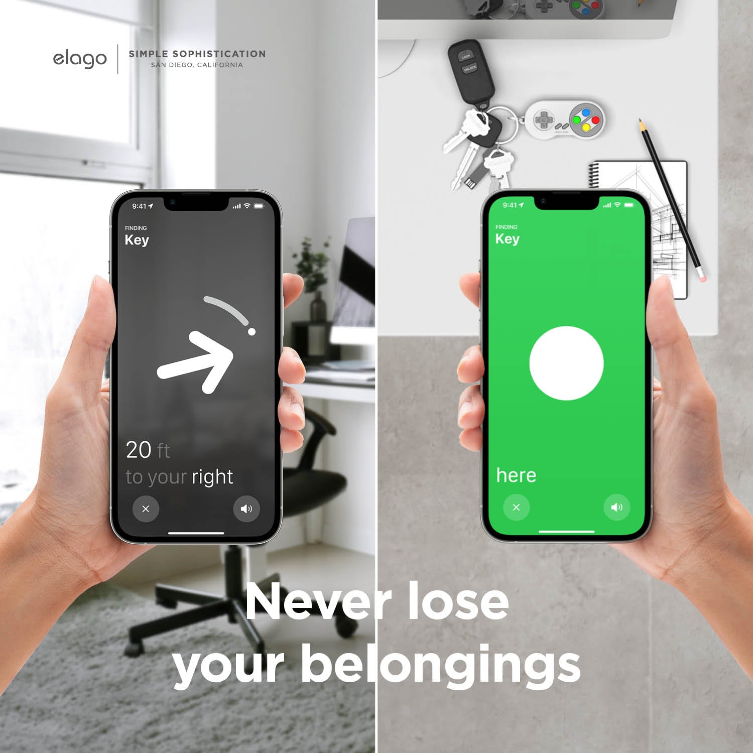 Elago - W5 Gaming Console Case for AirTag