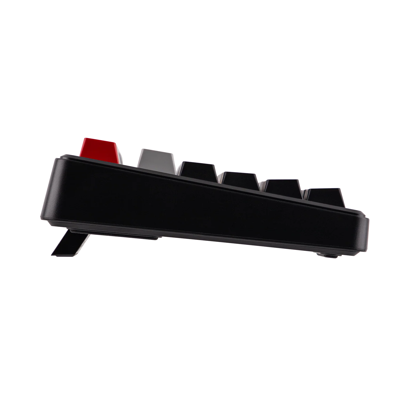 AULA - F75 MAX - Gasket-Mounted Hot-Swappable Tri-Mode Mechanical Keyboard with TFT Screen - Black + Red