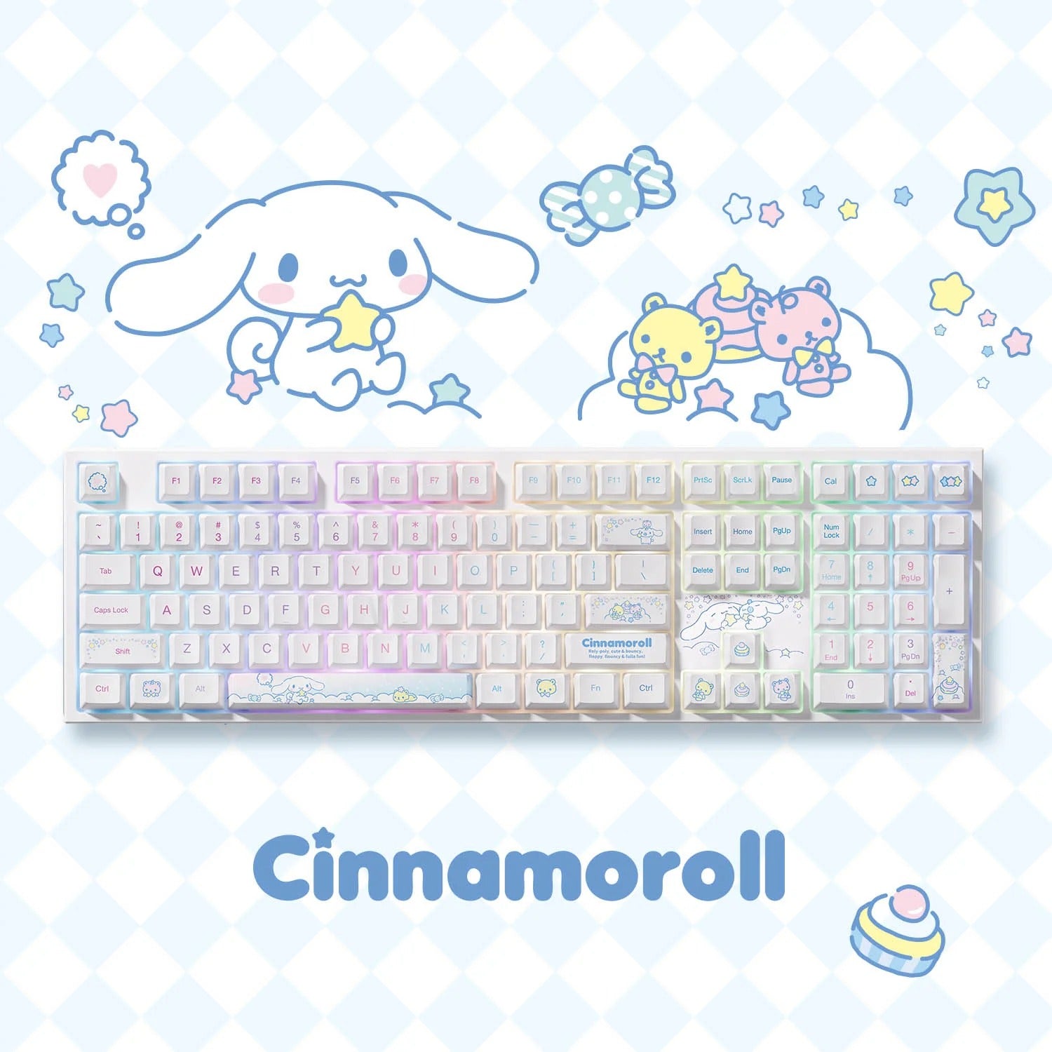 Akko x Cinnamoroll 5108 V5 Wireless Mechanical Keyboard