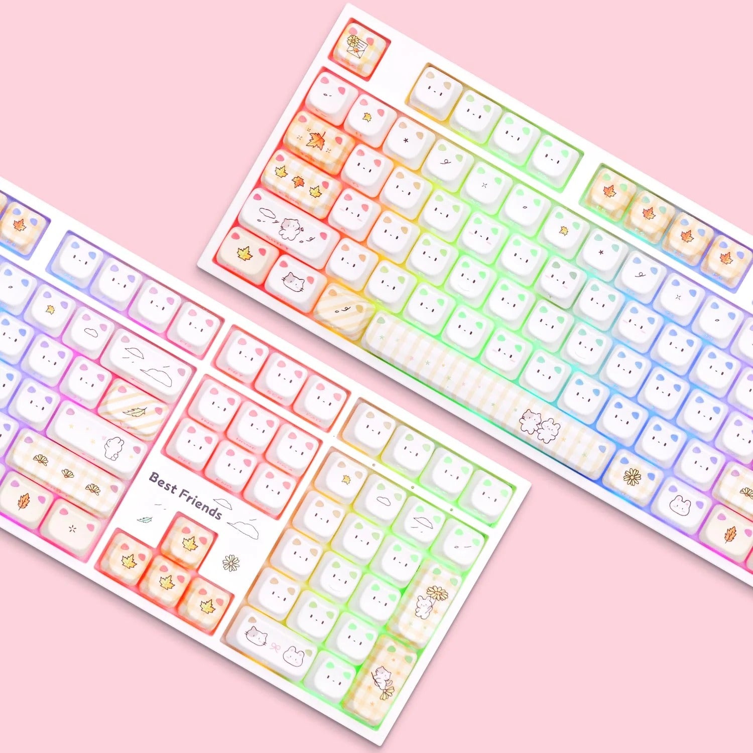 Akko - Shiny Kitten 5108 V5 Wireless Mechanical Keyboard - Pink