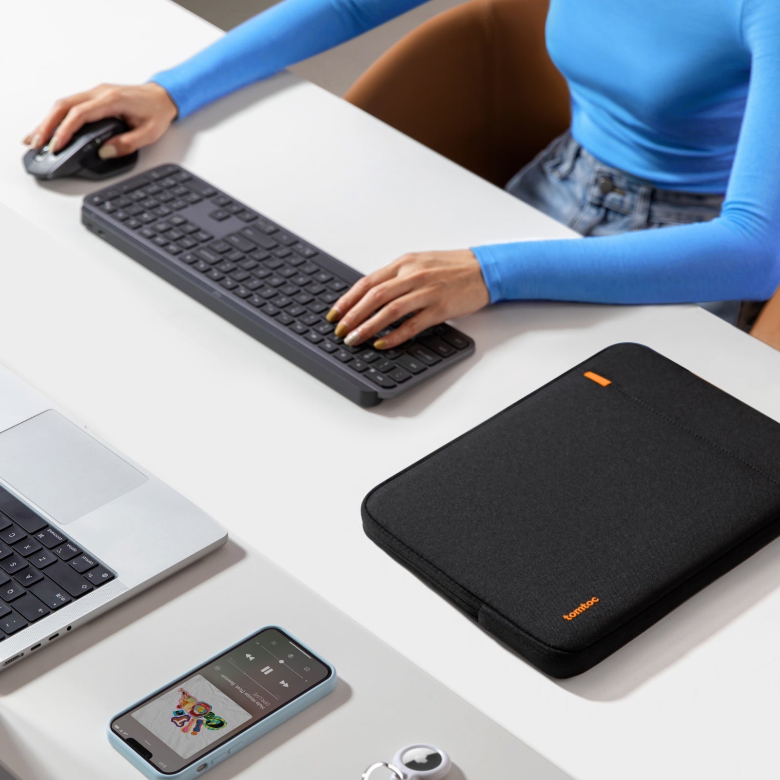 Tomtoc - Defender-A13 Laptop Sleeve for 14 inch MacBook Pro