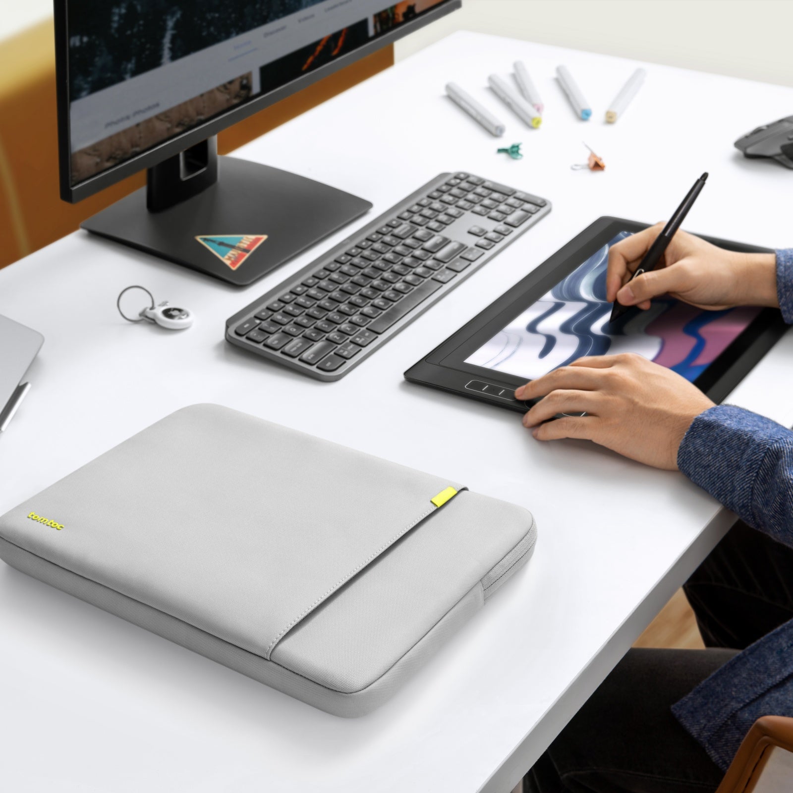 Tomtoc - Defender-A13 Laptop Sleeve for 15 inch MacBook Air