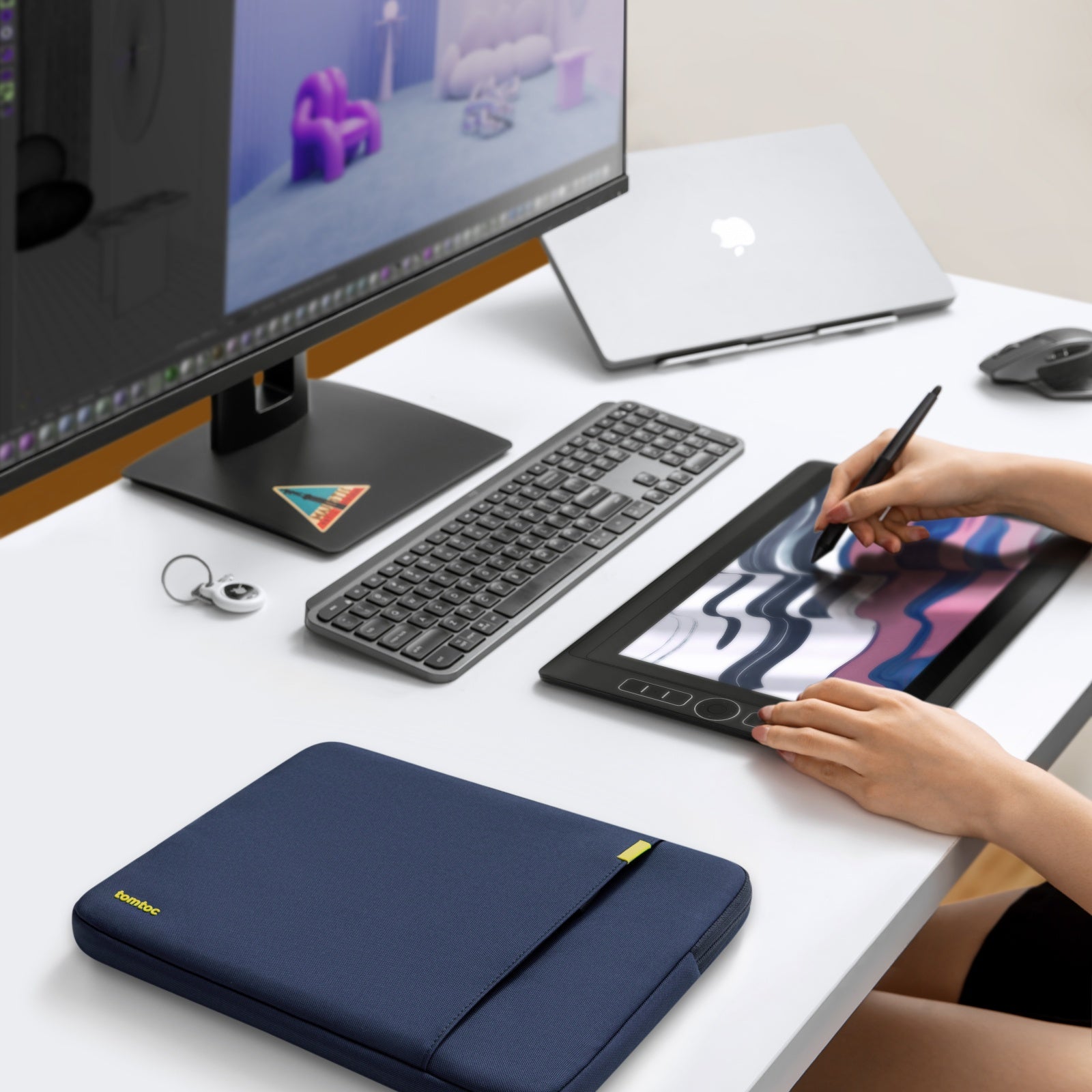 Tomtoc - Defender-A13 Laptop Sleeve for 13 inch MacBook Air/Pro