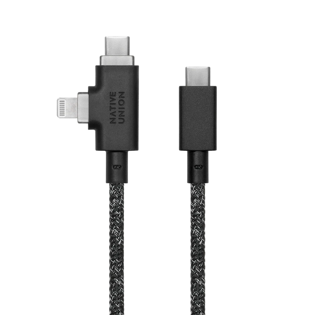 Native Union - Belt Cable Duo Pro 2.4M 240W (USB-C to USB-C & Lightning)