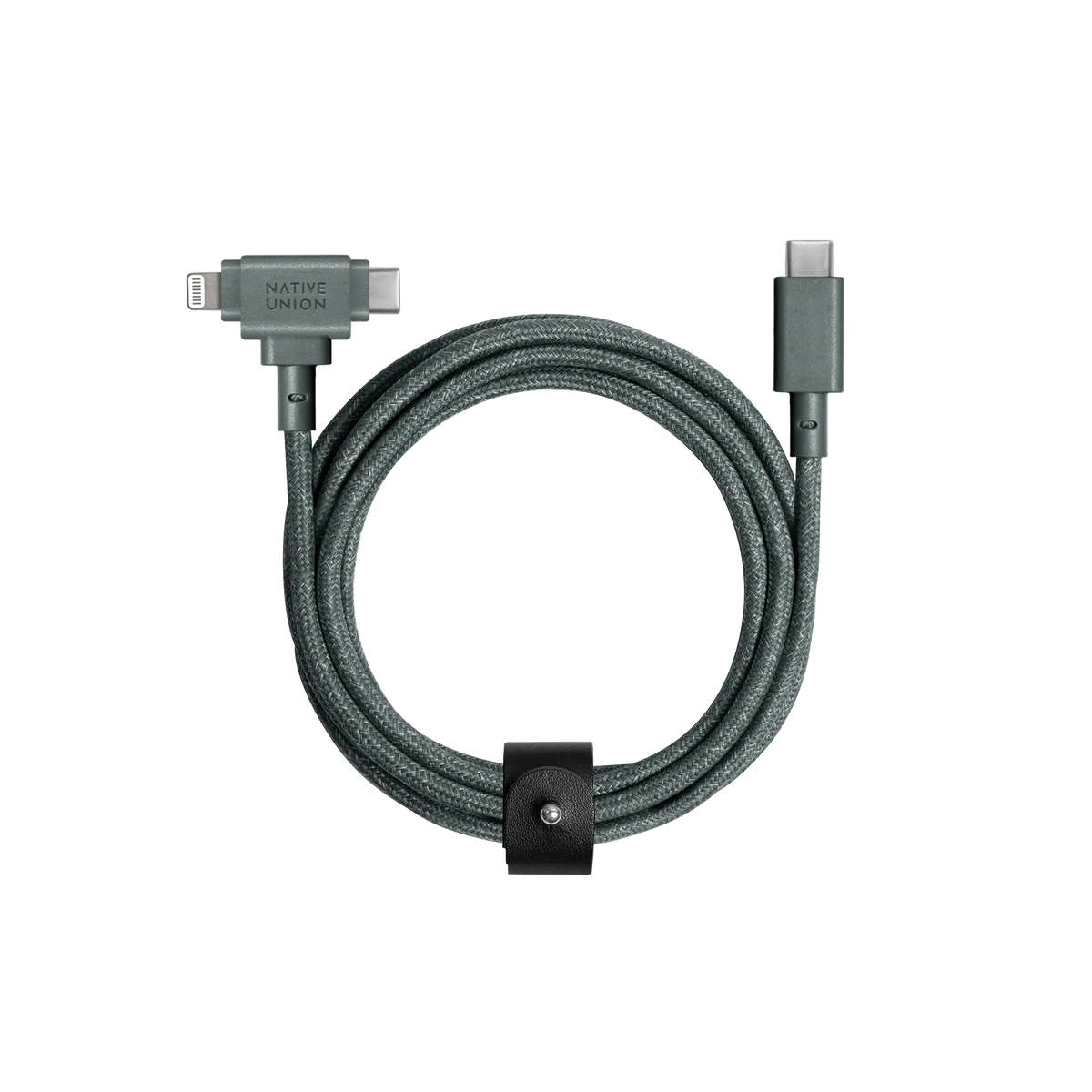 Native Union - Belt Cable Duo Pro 1.5M 2-in-1  (USB-C to USB-C & Lightning)