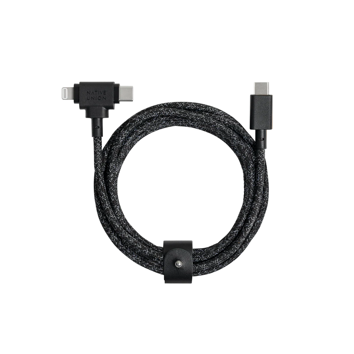 Native Union - Belt Cable Duo Pro 1.5M 2-in-1  (USB-C to USB-C & Lightning)