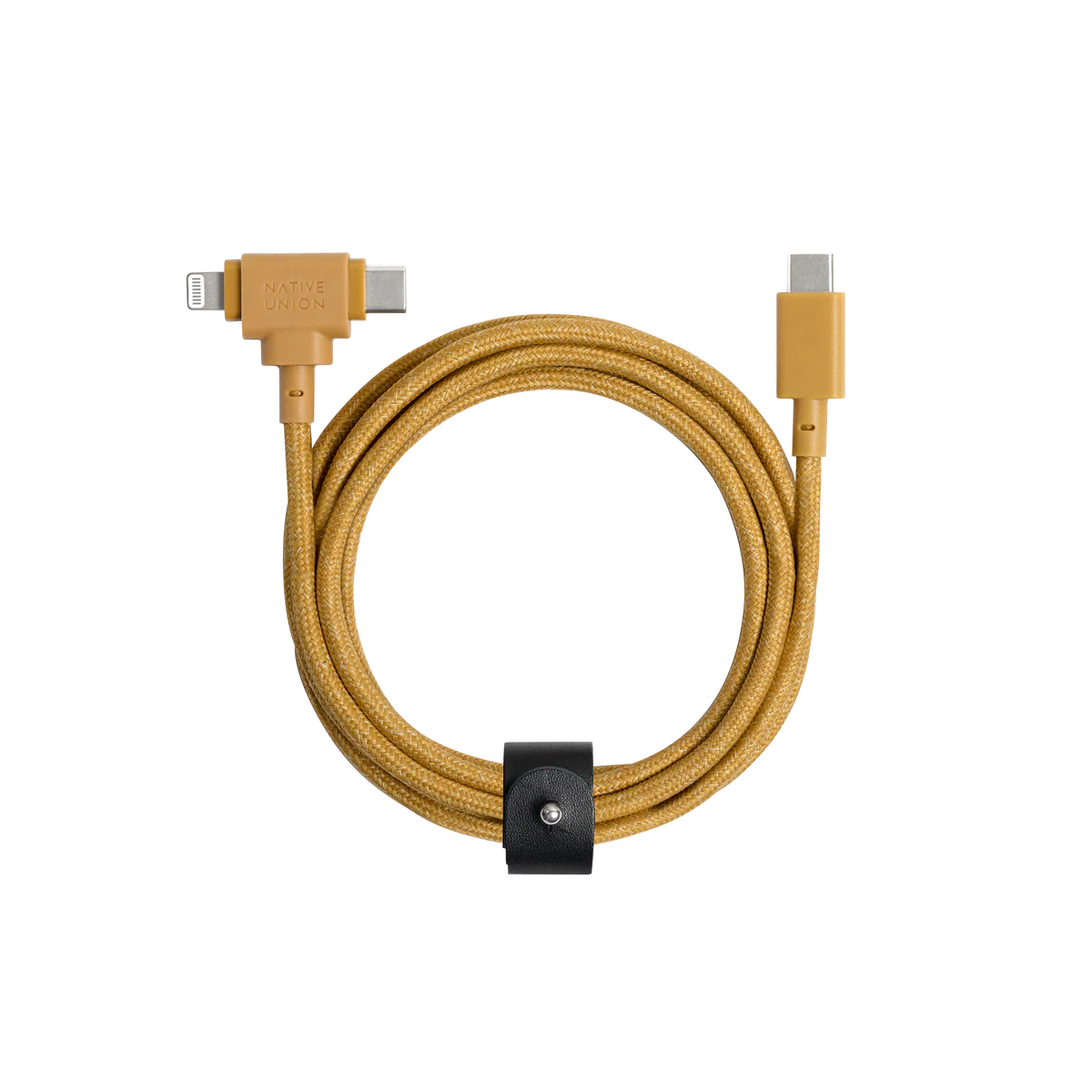 Native Union - Belt Cable Duo Pro 1.5M 2-in-1  (USB-C to USB-C & Lightning)