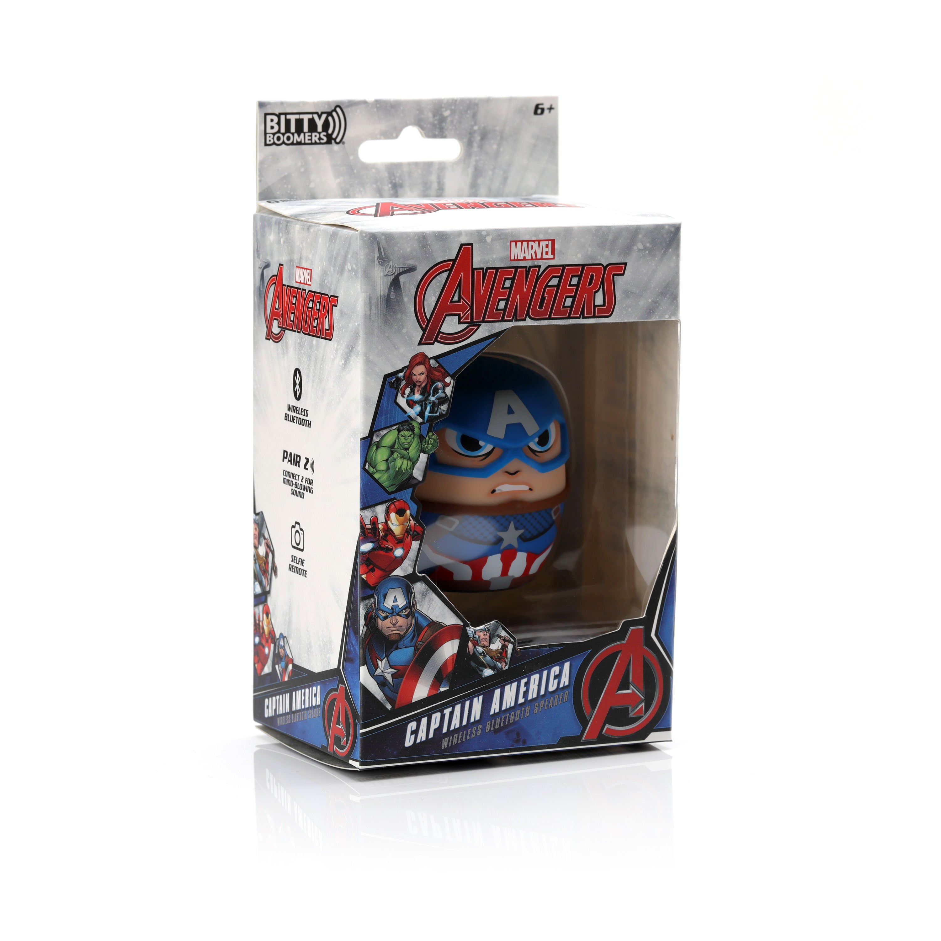 Bitty Boomers - Captain America Marvel Bluetooth Speaker