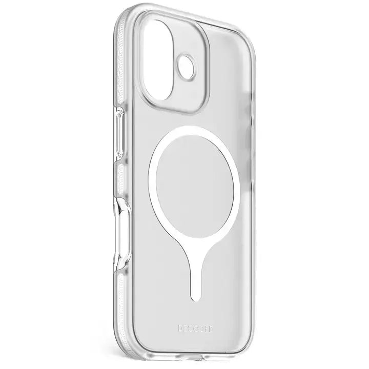 Przezroczysty etui na telefon z magnetycznym uchwytem, idealne do Home Office i biura