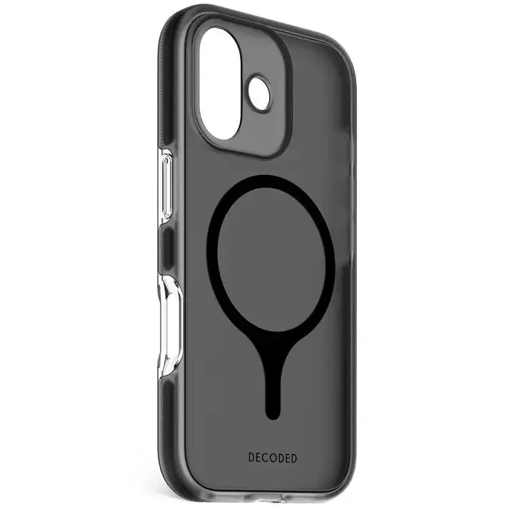 Czarny etui na telefon z magnetycznym uchwytem Decoded, idealne do Home Office