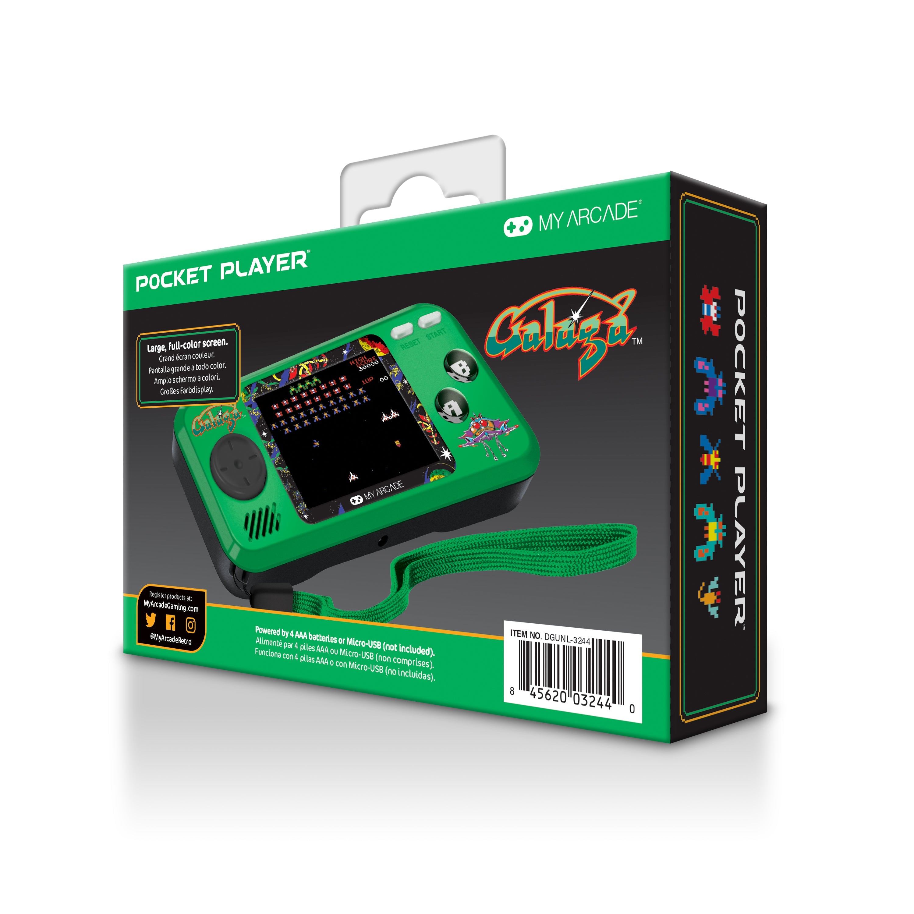 My Arcade - GALAGA Pocket Player DGUNL-3244