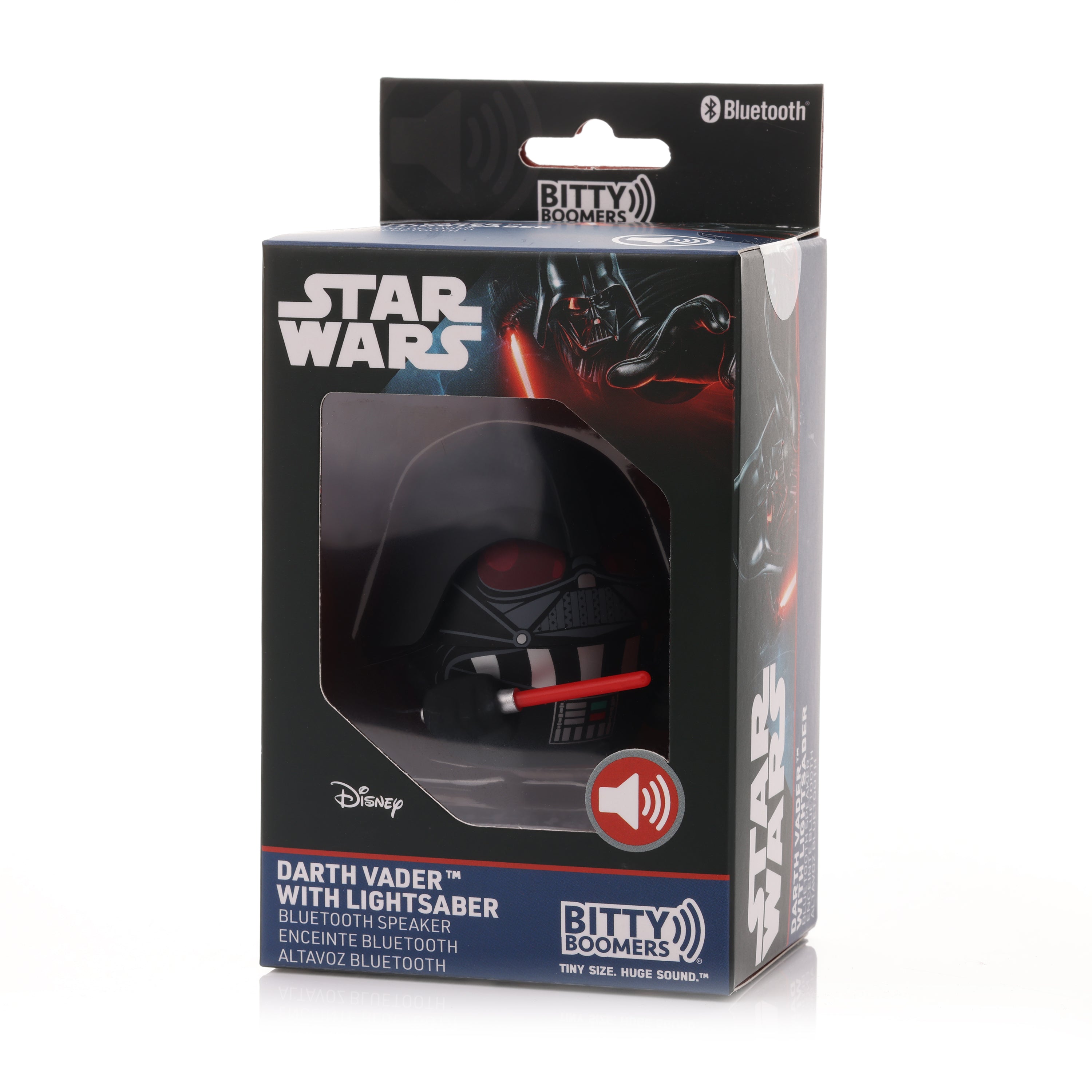Bitty Boomers - Darth Vader with Lightsaber & Red Eyes Star Wars Bluetooth Speaker