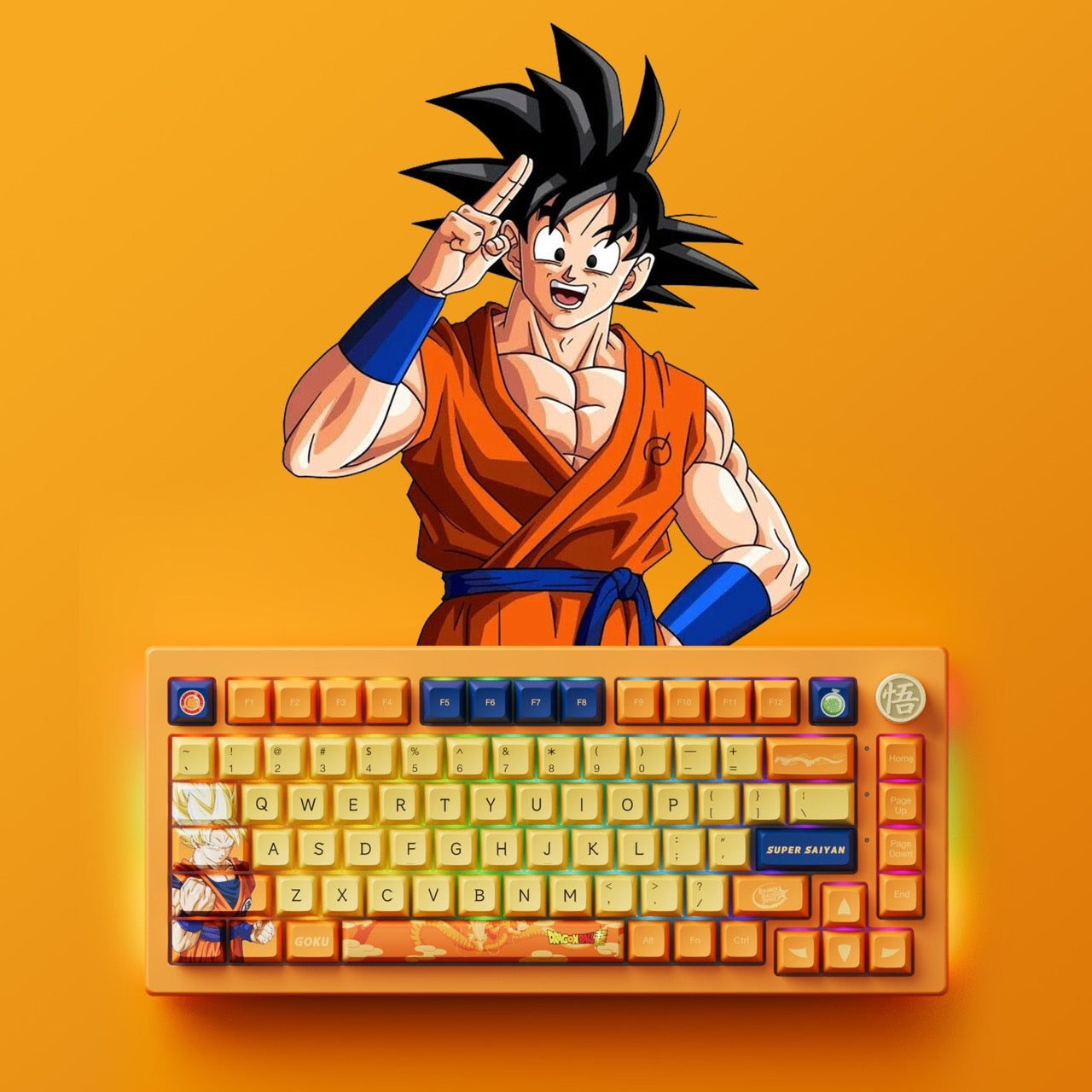 Akko - Dragon Ball Super Goku 5075B Plus Wireless Mechanical Keyboard