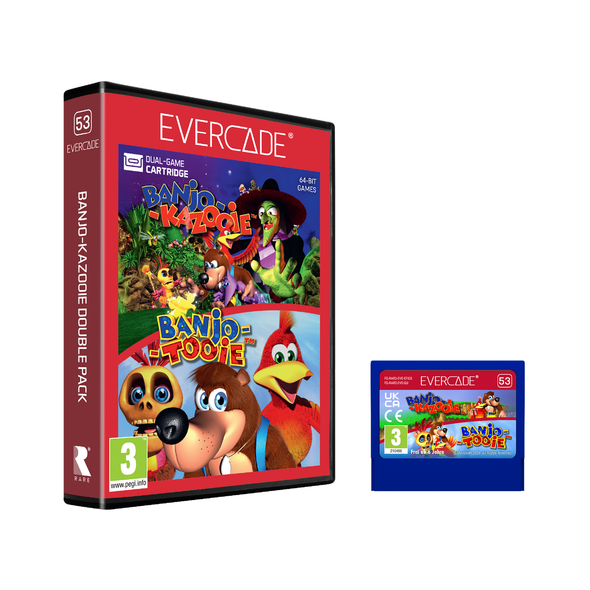 Evercade - Banjo-Kazooie Double Pack - Retro Games Set
