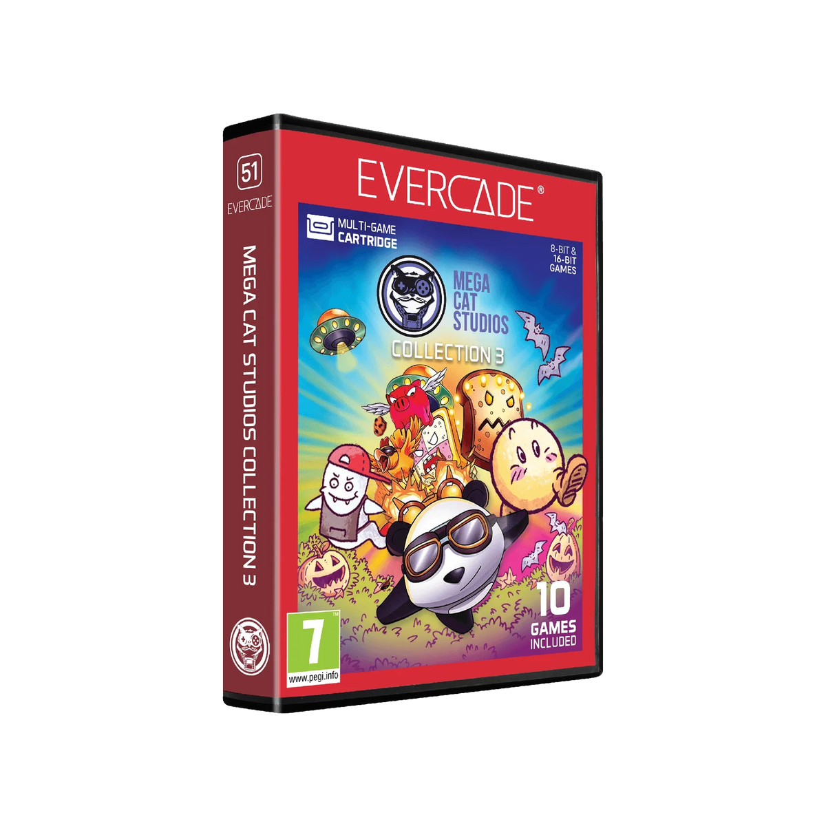 Evercade Mega Cat Studios Collection 3 – 10 gier 8-bit i 16-bit w jednym karcie