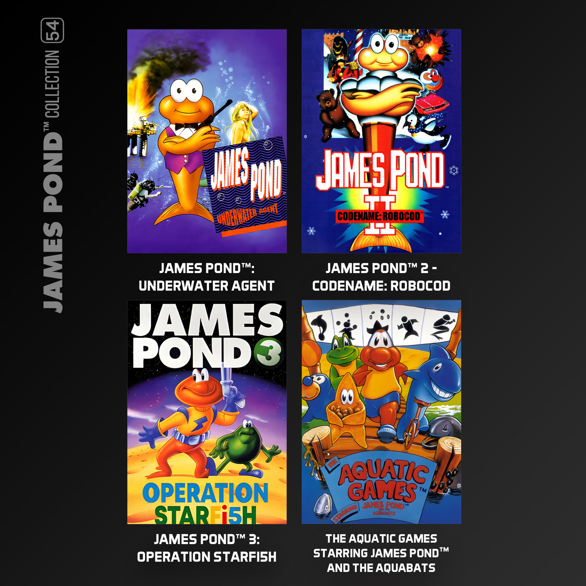 Evercade - James Pond Collection - Retro Games Set