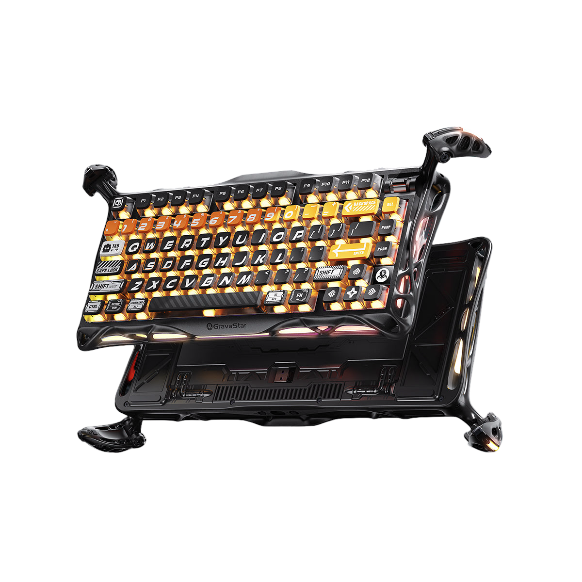 GravaStar - Mercury K1 Pro CyberFlare - Wireless Mechanical Keyboard