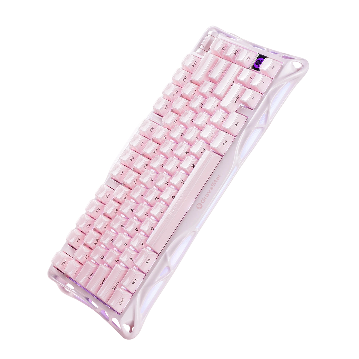 GravaStar - Mercury K1 Sakura Pink - Wireless Mechanical Keyboard