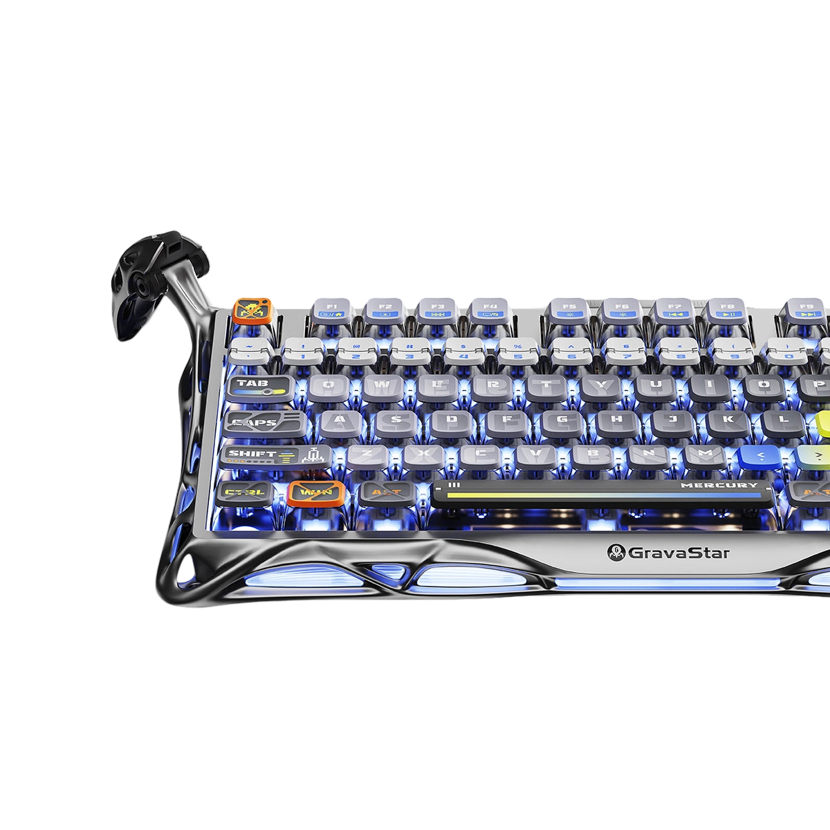 GravaStar - Mercury K1 Pro Interstellar Silver - Wireless Mechanical Keyboard