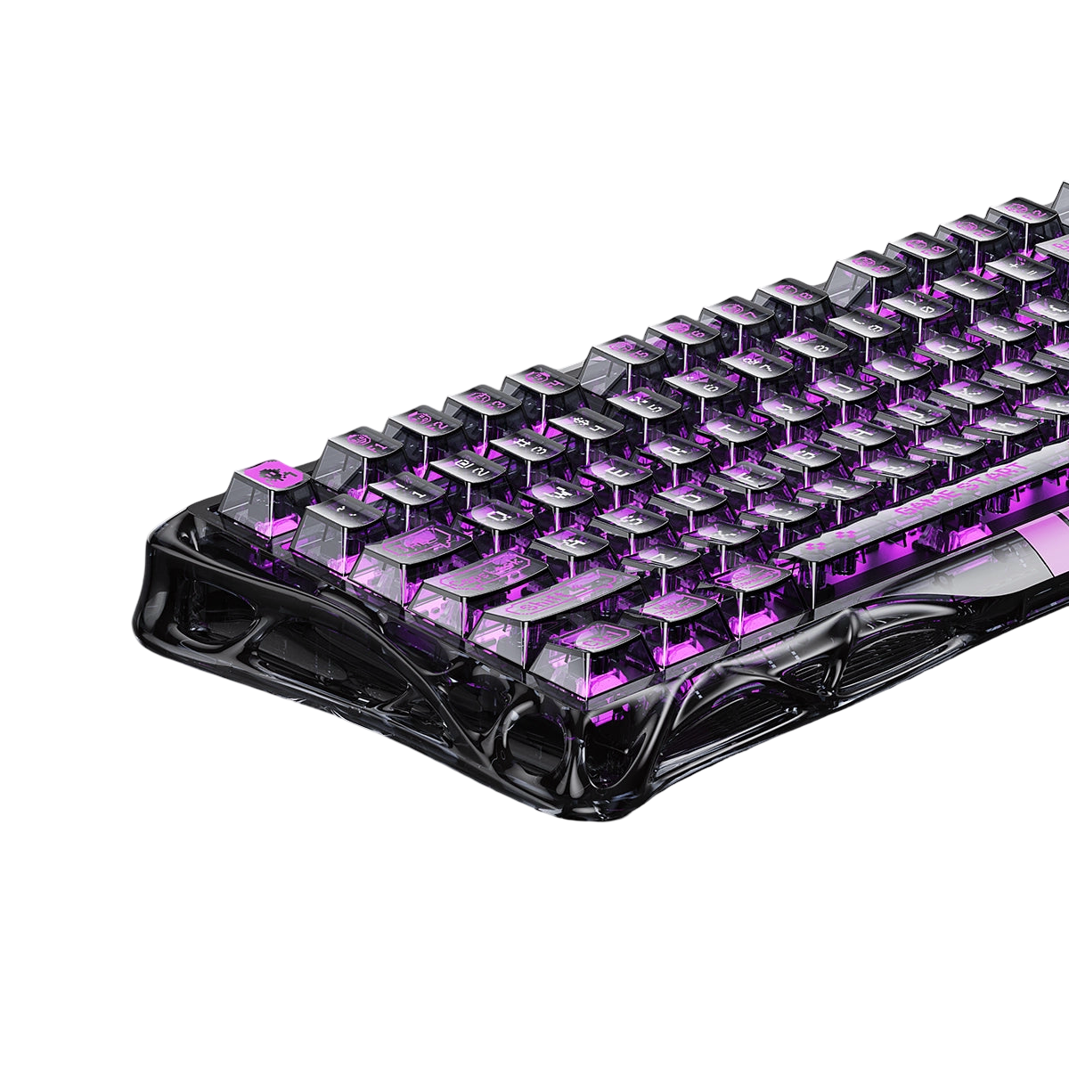 GravaStar - Mercury V75 Lite Transparent Black - Wired Magnetic Keyboard