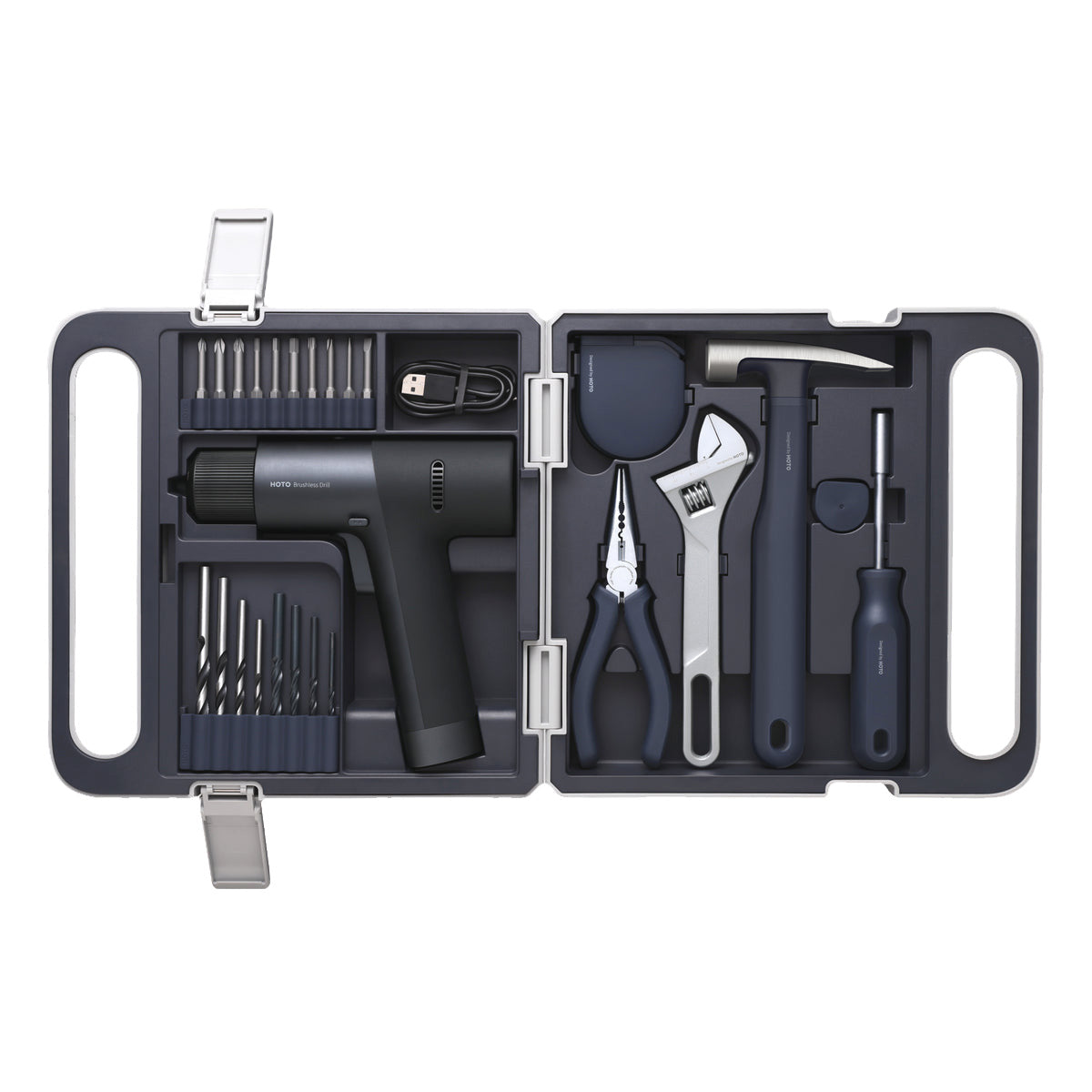 HOTO - 12V Brushless Drill Tool Set