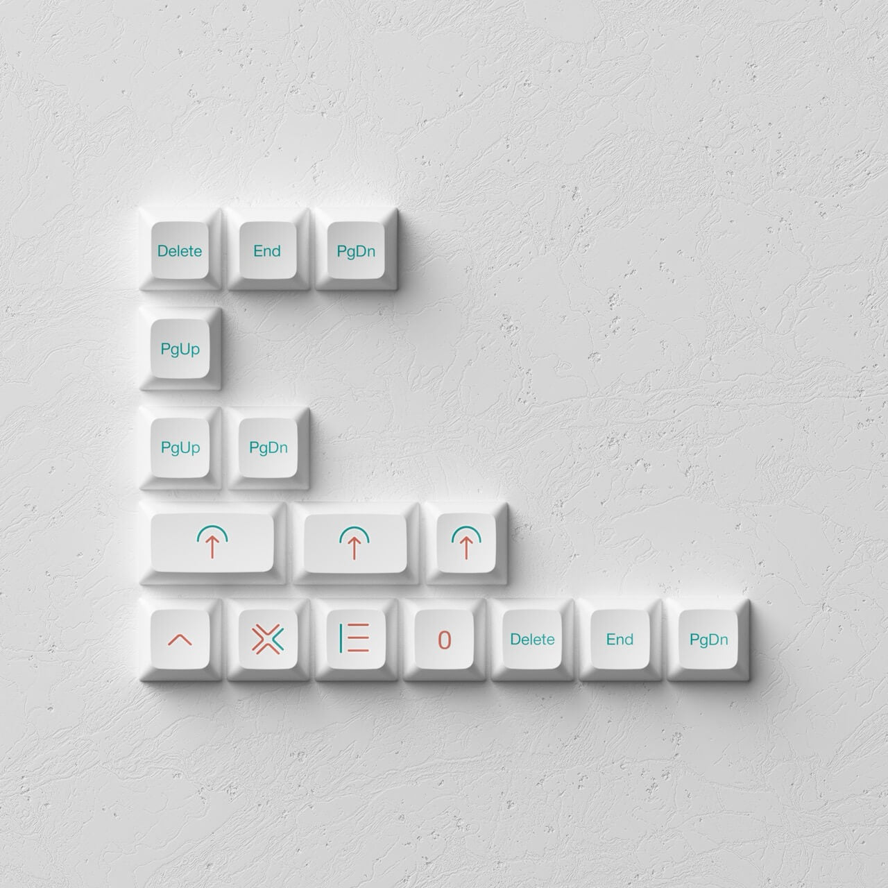 Akko - Red Fuji Keycap Set (161-Key)
