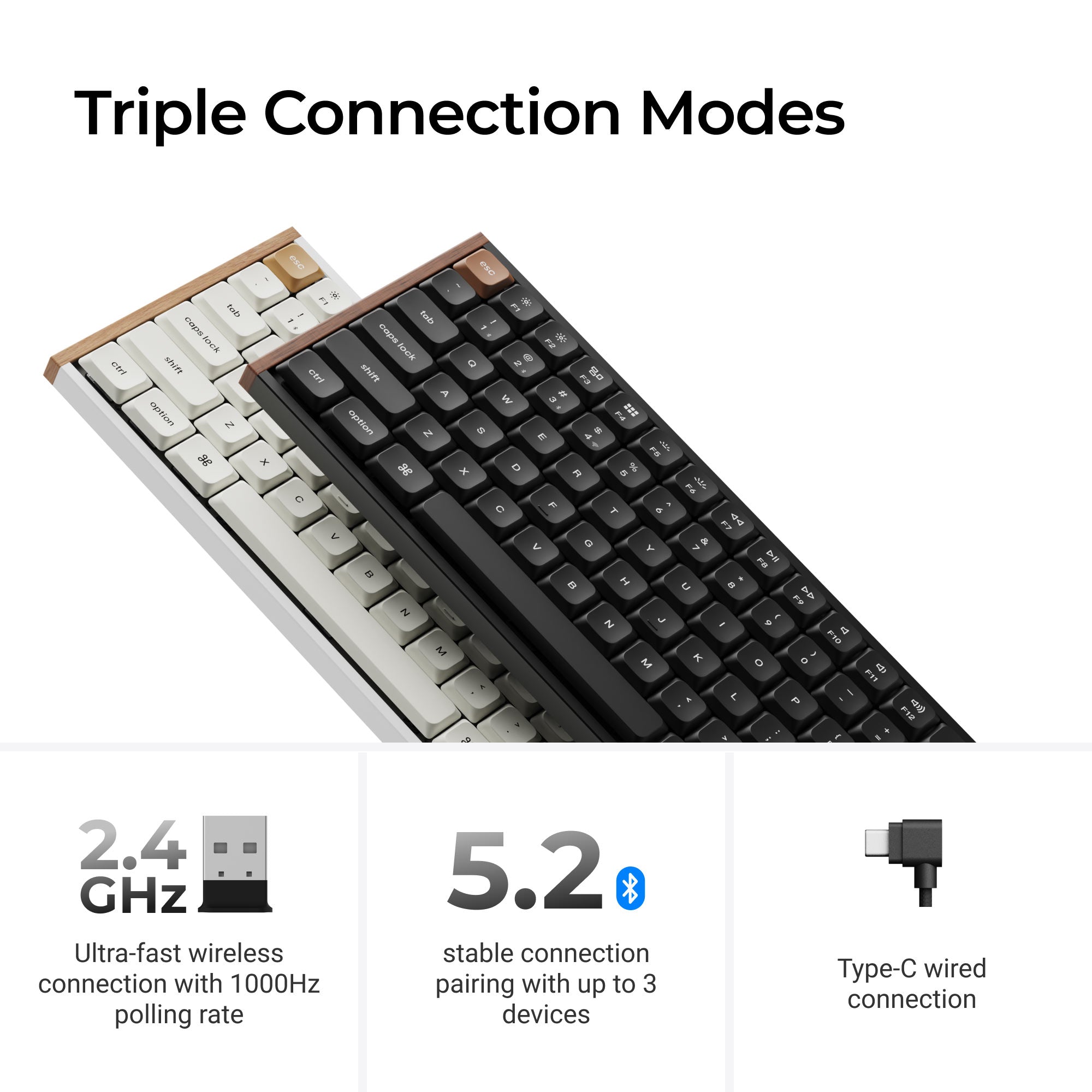 Keychron K3 HE Triple Connecion Modes