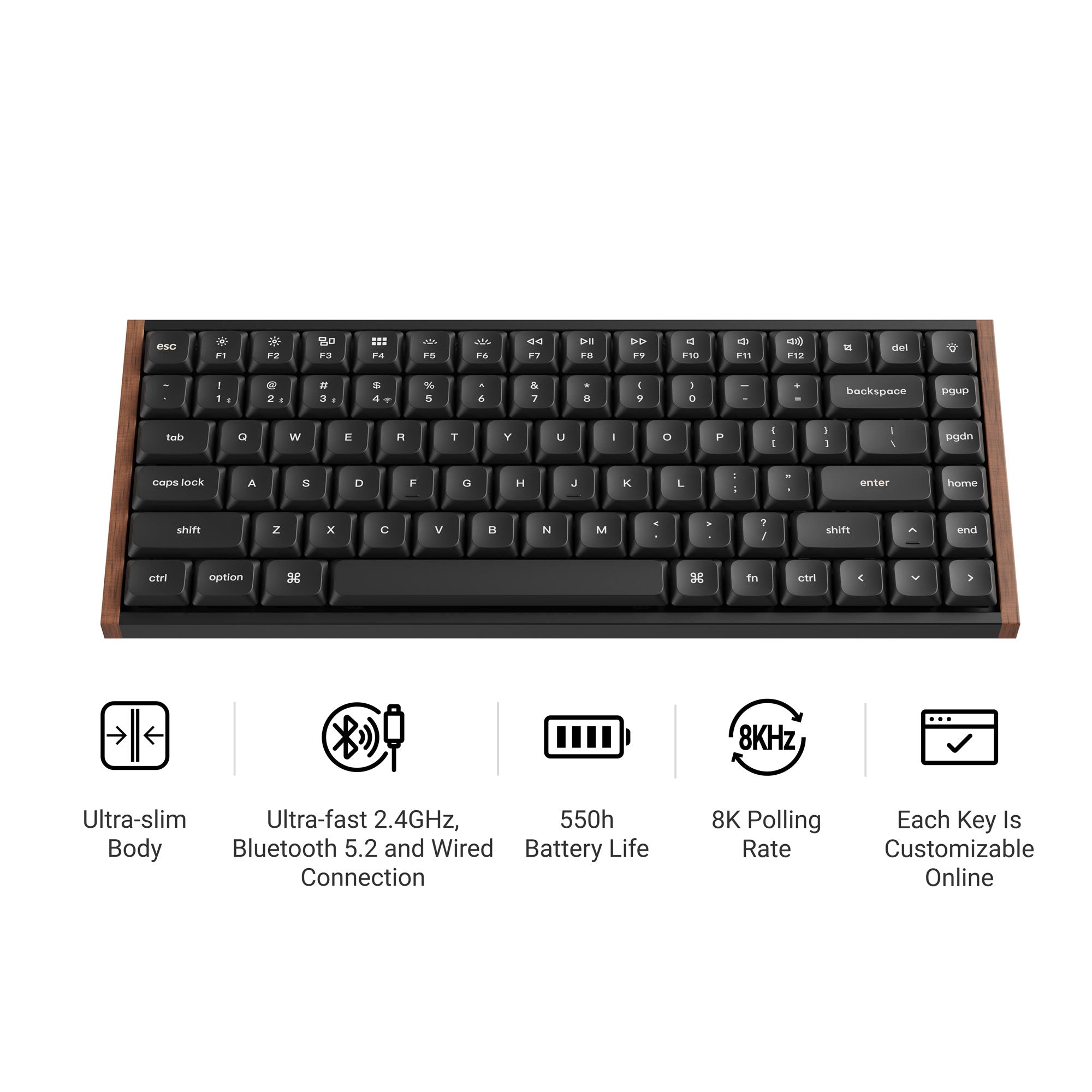 Keychron K3 Ultra 8K Wireless Custom Mechanical Keyboard
