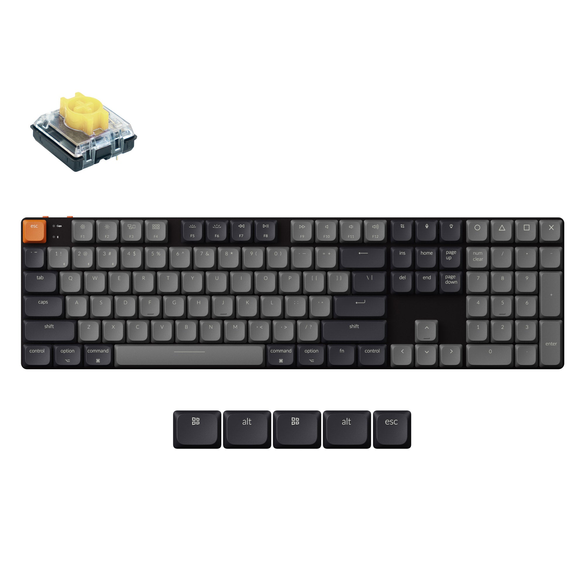 Keychron - K5 QMK Wireless Mechanical Keyboard (Version 2)