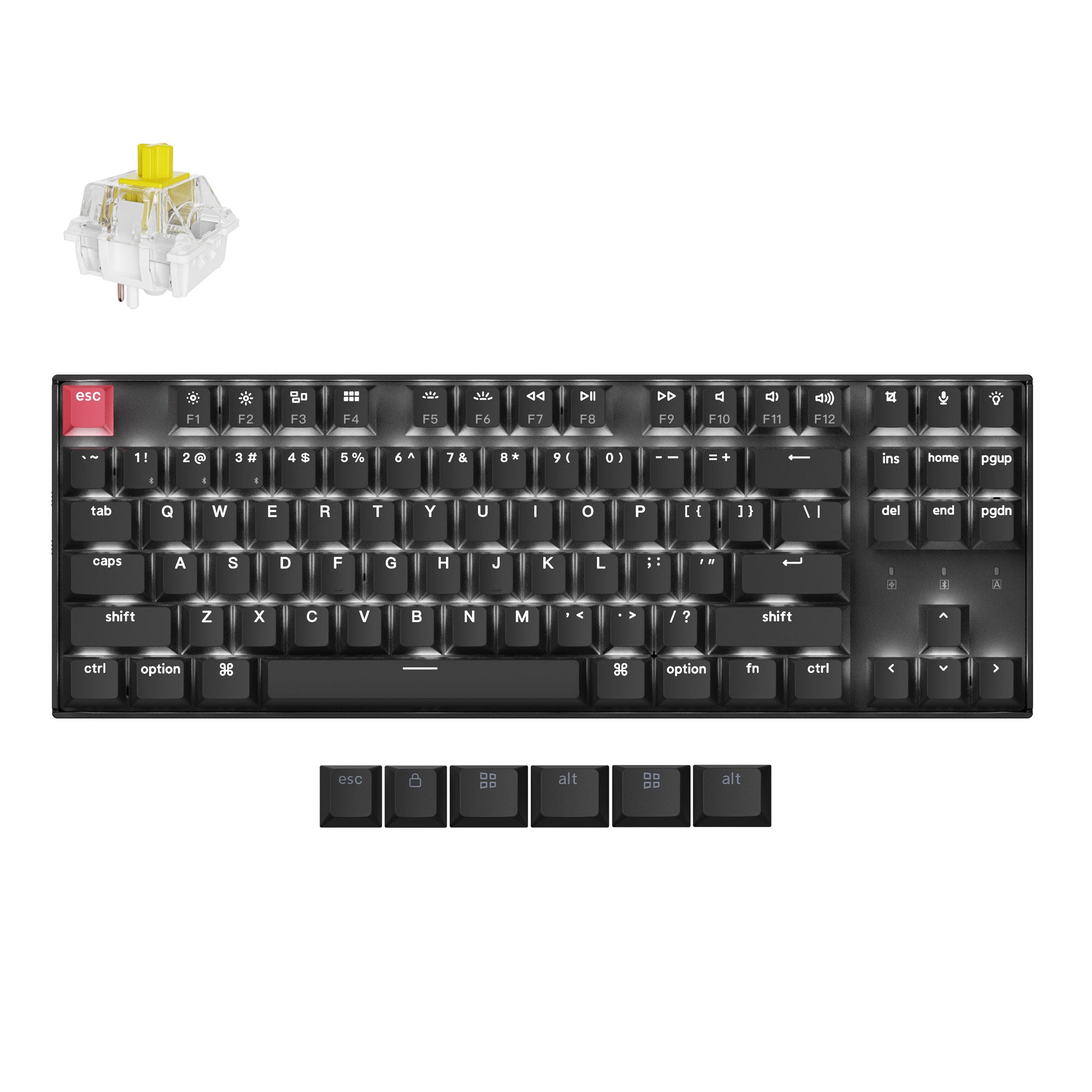 Keychron - K8 QMK Wireless Mechanical Keyboard (Version 2)