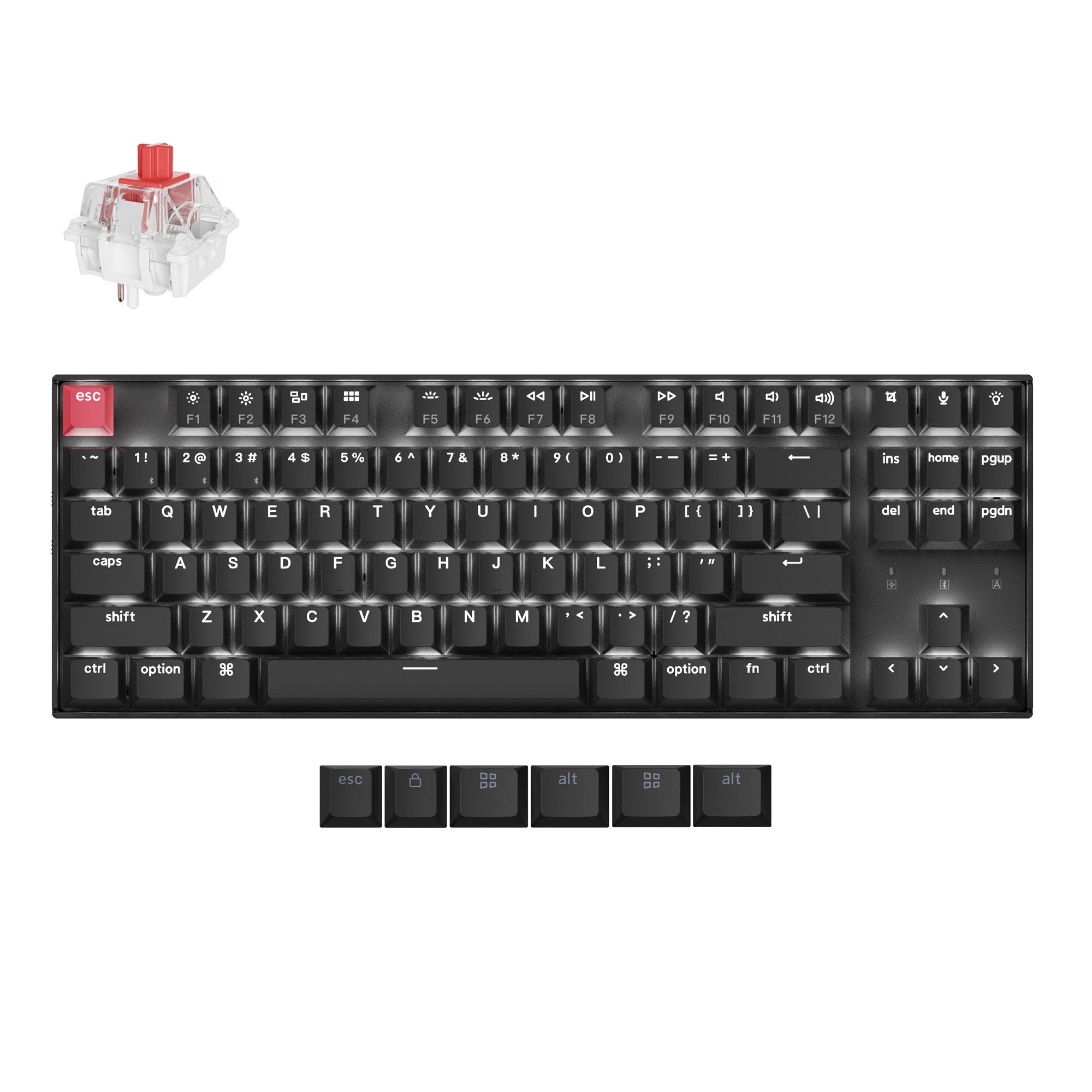 Keychron - K8 QMK Wireless Mechanical Keyboard (Version 2)