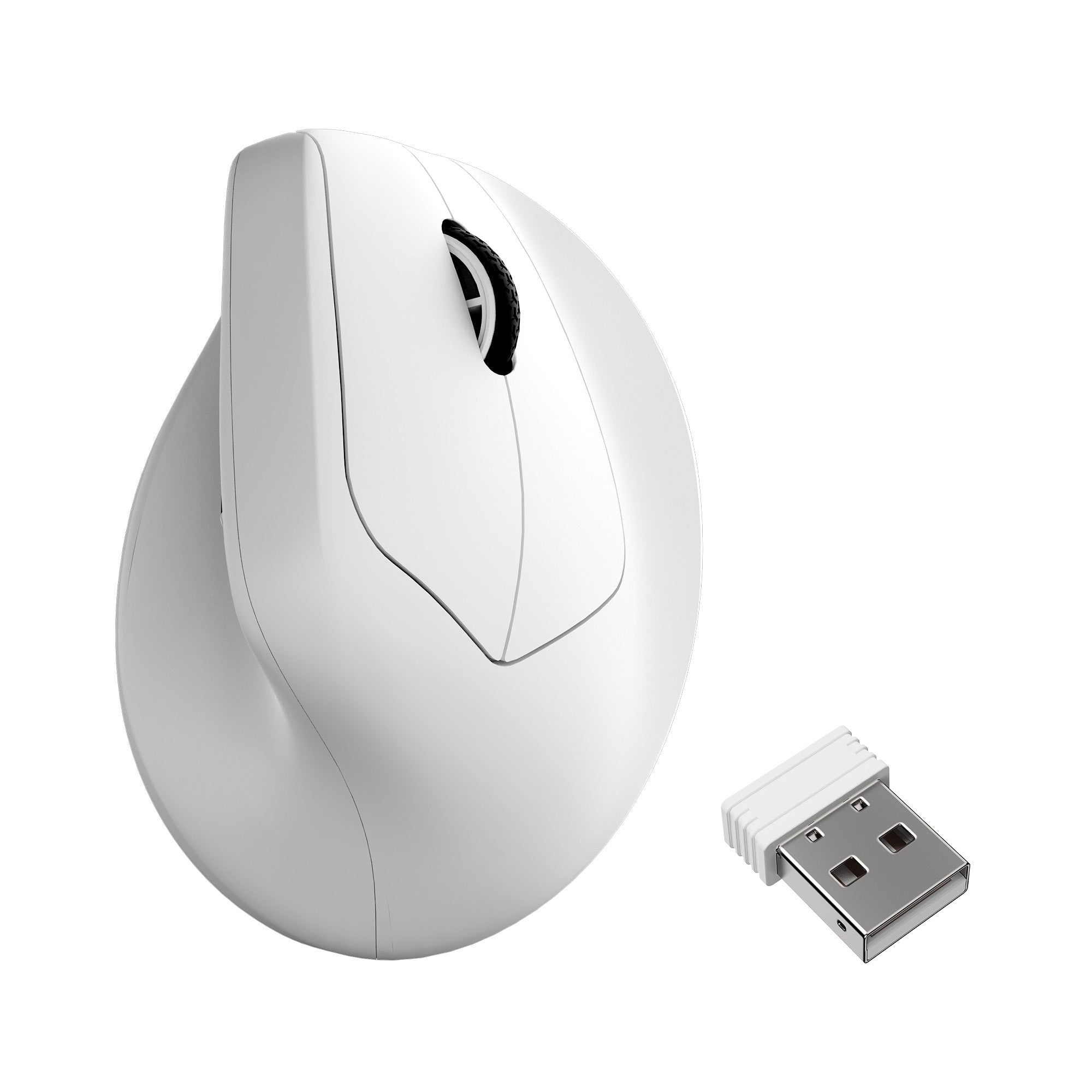 Keychron M5 8K Wireless Ergonomic Mouse White Version